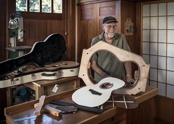 Ed Claxton, luthier, 2013