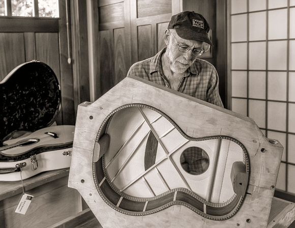 Ed Claxton, luthier, 2013